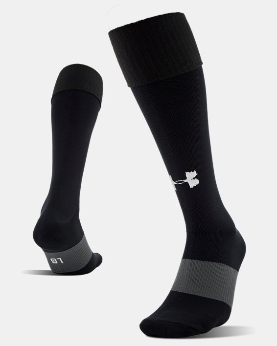 ถุงเท้าฟุตบอลยาวเหนือน่อง UA สำหรับผู้ใหญ่, Black, pdpMainDesktop image number 0